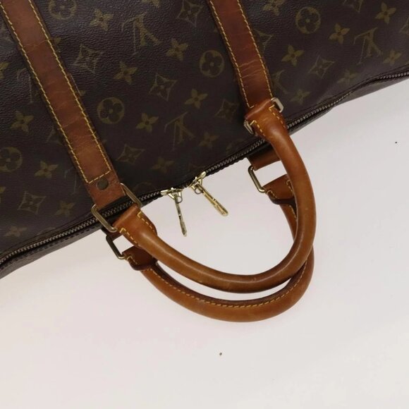 LOUIS VUITTON Monogram Keepall Bandouliere 55 Boston Bag M41414 LV Auth bs24587 - Picture 9 of 16